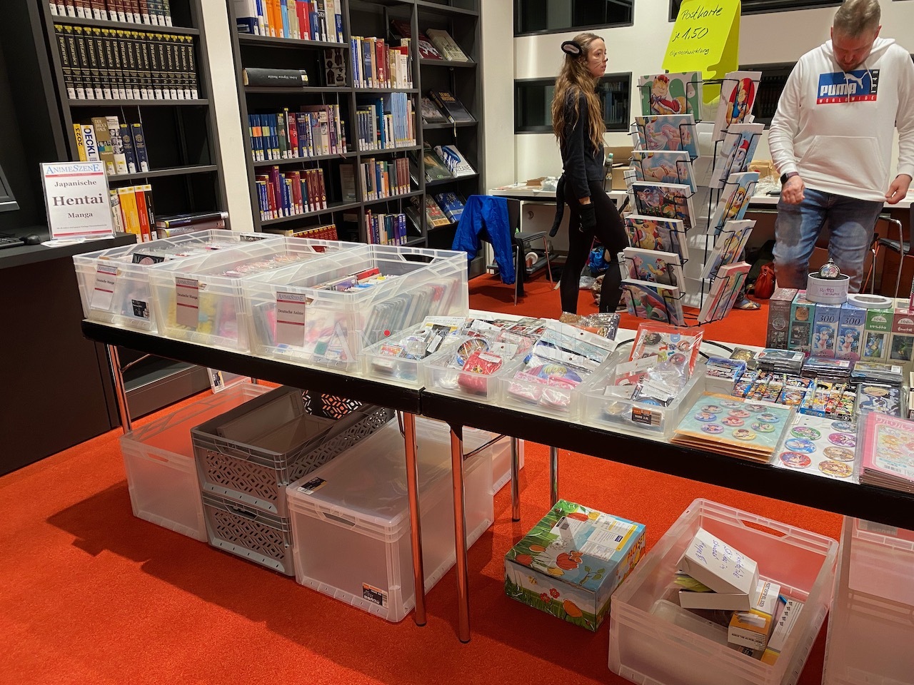 Auf der Animenacht 2022 in der Zentralbibliothek, Städtische Bibliotheken Dresden
