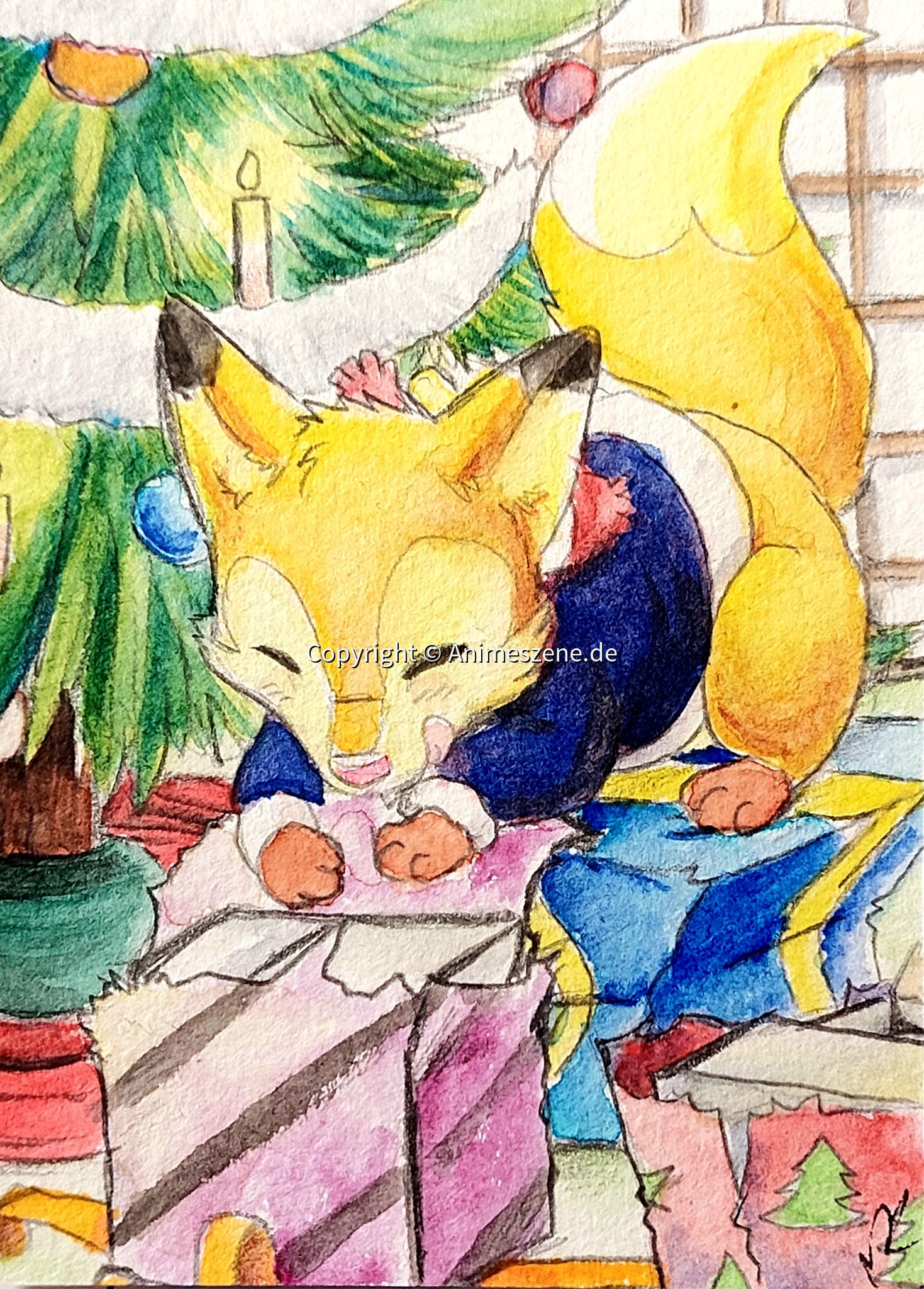 Schauen was es für Geschenke gibt