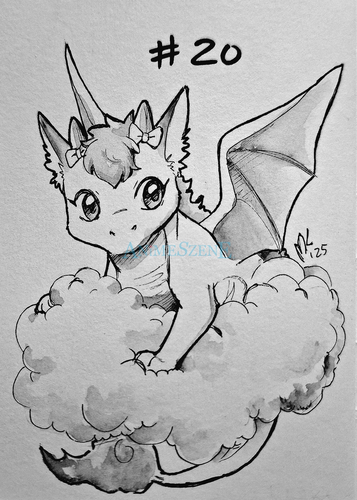 Inktober: Wolke