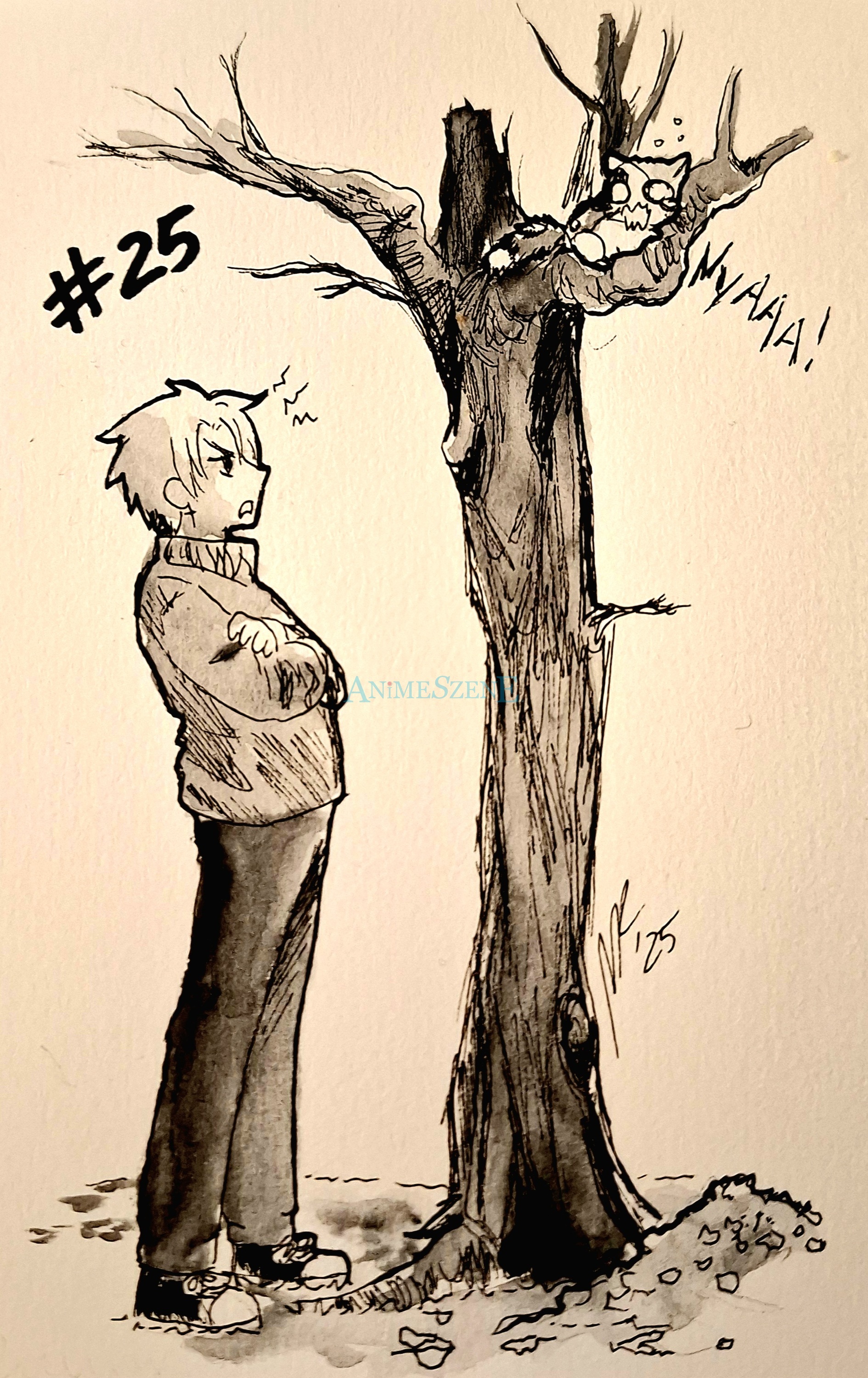 Inktober: Baum