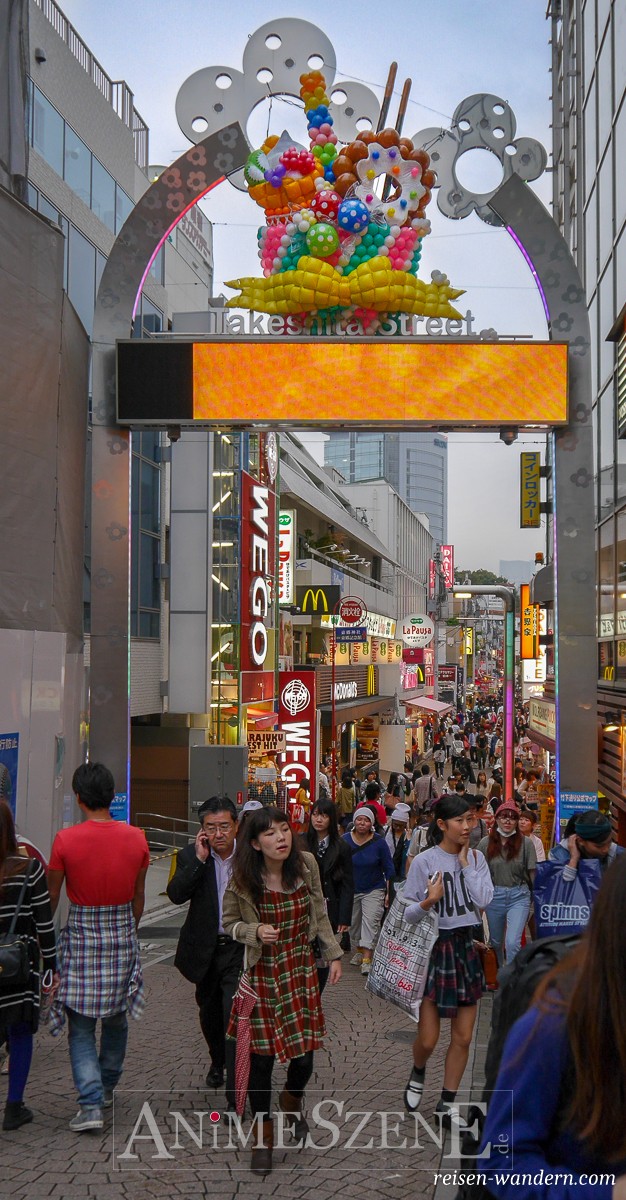 Eingang zur Takeshita Dori