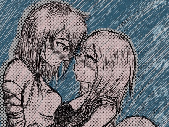 Lara und Kaori - Posterized