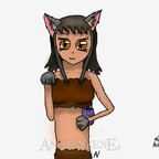 Catgirl mit Pokemon art acedemy