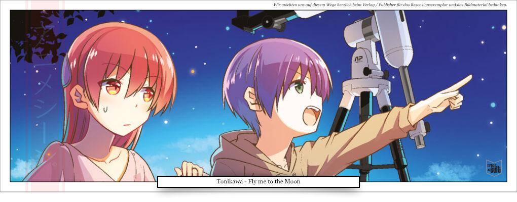 Tsukasa und Nasa schauen sich den Sternenhimmel an