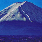Blauer Himmel Berg Fuji in Japan Vulkan
