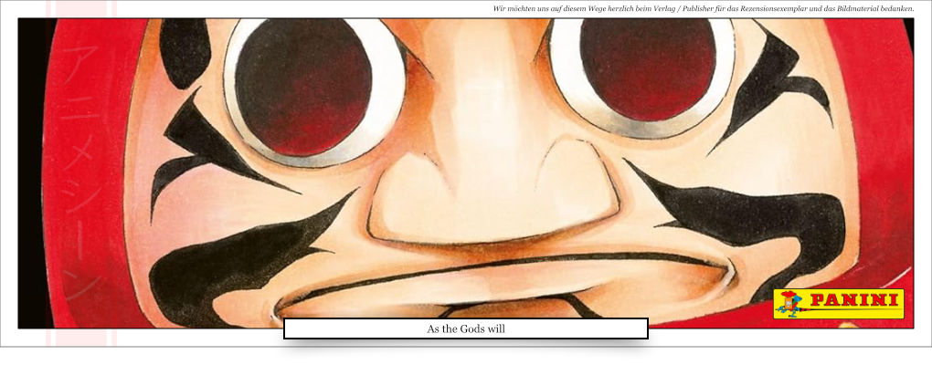 Daruma Forte Figur mit breitem Mund, Gesichtsbemalung und großen Augen 