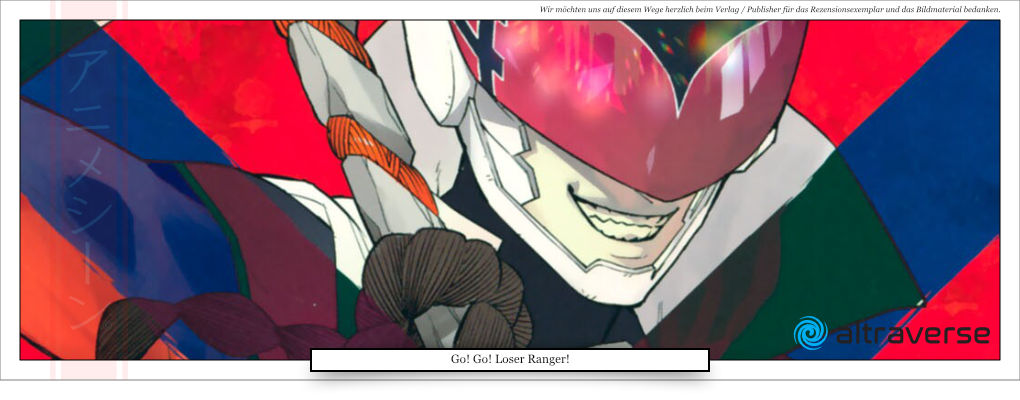 Kämpfer Krieger Superheld im Anzug rote Brille schaut Siegessicher 