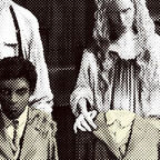 Altes gruseliges Familienfoto