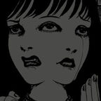 schwarzweiß Zeichnung doppeltes Gesicht, das weint 