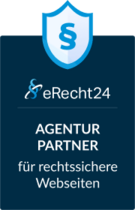 Agentur Partner Siegel von eRecht 24