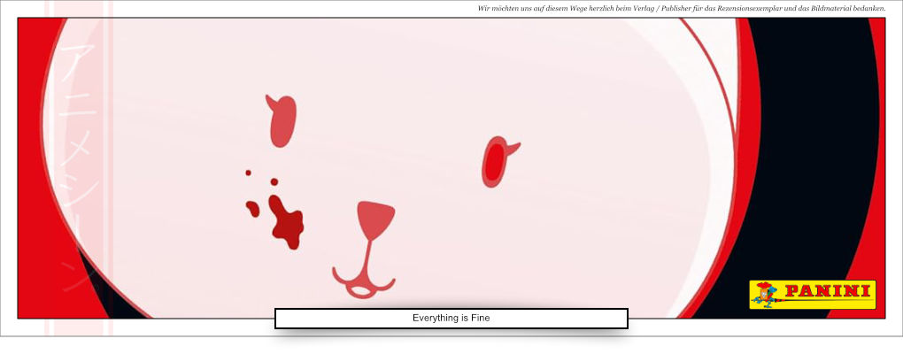 Blutverschmiertes Katzengesicht