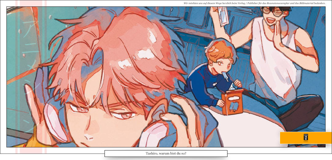 Zwei Männer spielen mit einem Kind. Einem Mann ist die Situation unangenehm. 