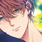 Ein junger Mann lehnt sich lächelnd an die Schulter eines anderen Mannes.