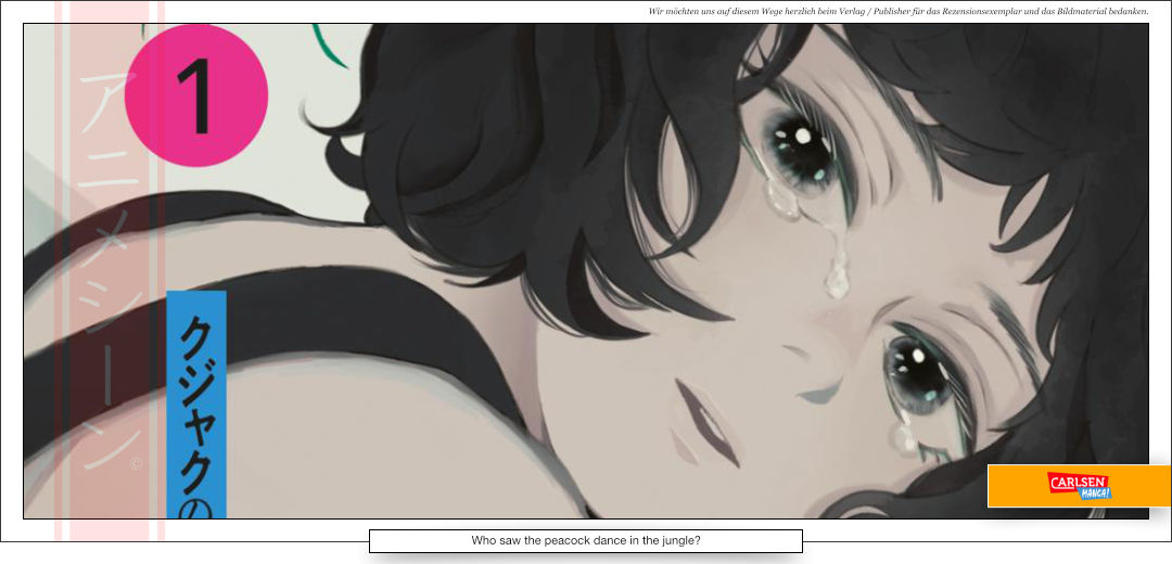 Eine junge Frau mit kurzen schwarzen Haaren. Sie hat ein schwarzen Kleid an und eine Träne läuft ihr über das Gesicht. 