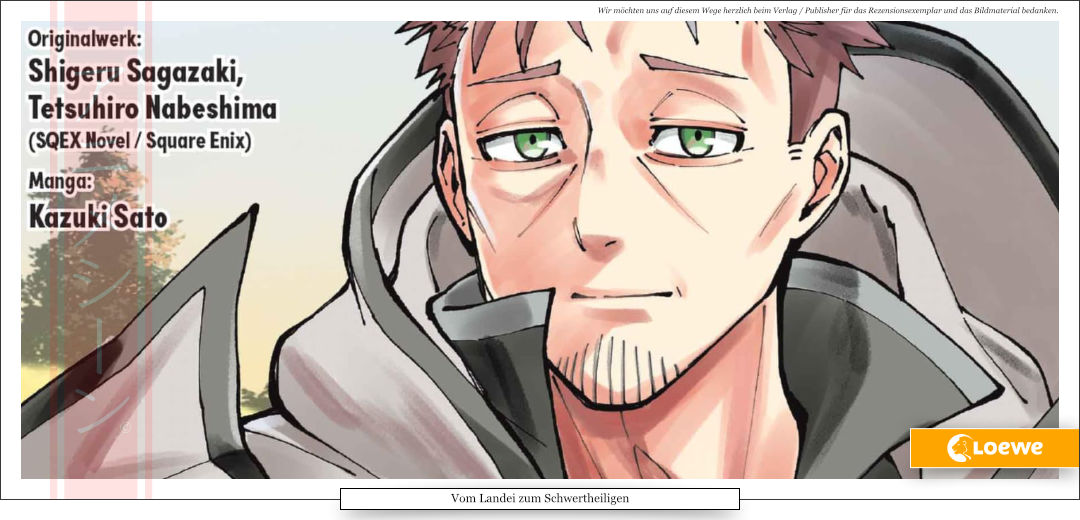 Ein älterer Mann, Meister und Schwertkämpfer, lächelt.