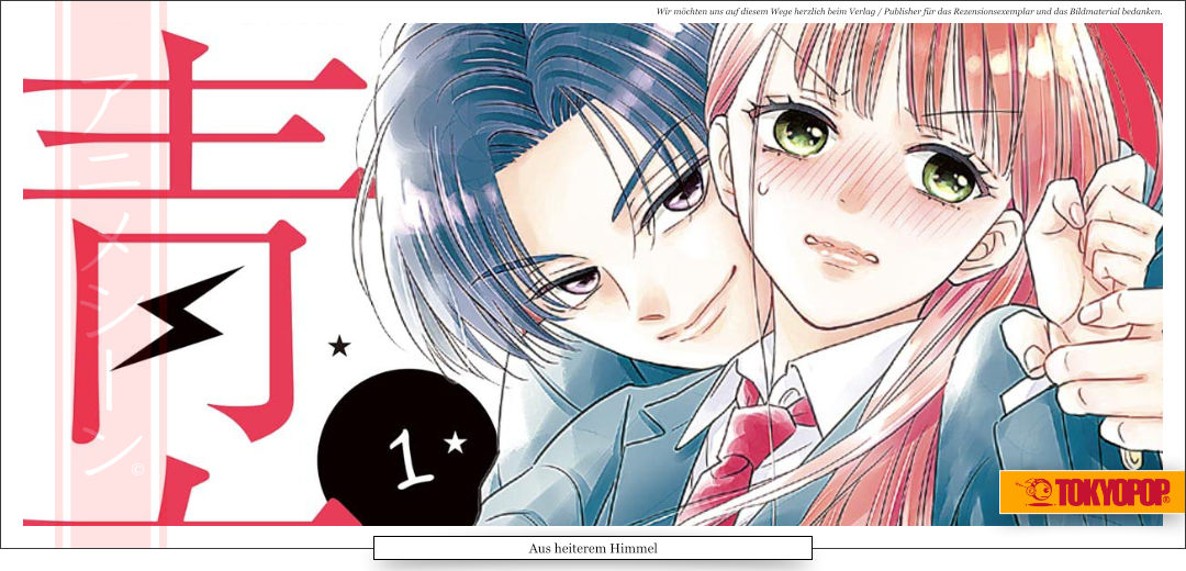 Auf dem Bild umarmt ein Junge ein Mädchen von hinten. 