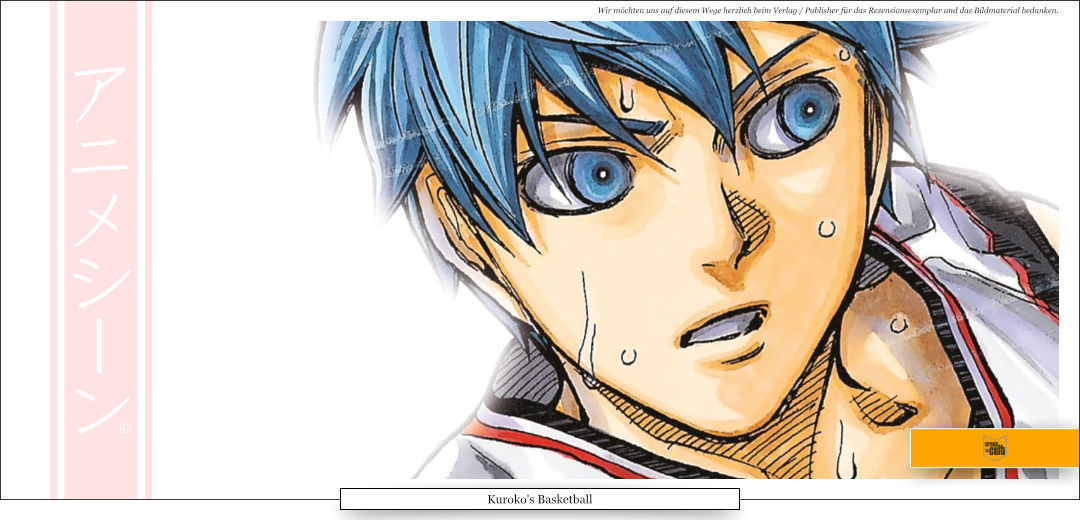 Ein Basketballspieler mit blauen Haaren, der sich anstrengt und schwitzt. 