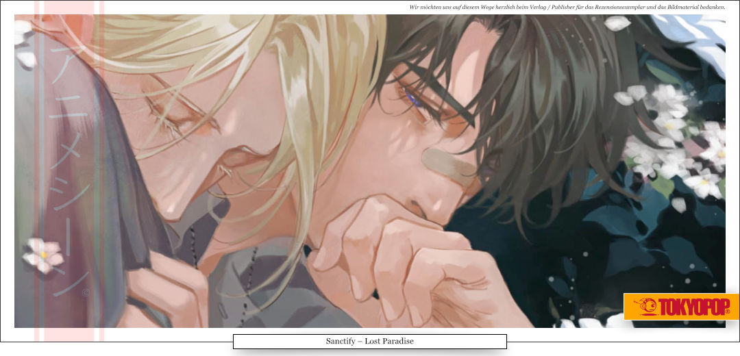 Zwei Männer liegen aneinander gekuschelt. 