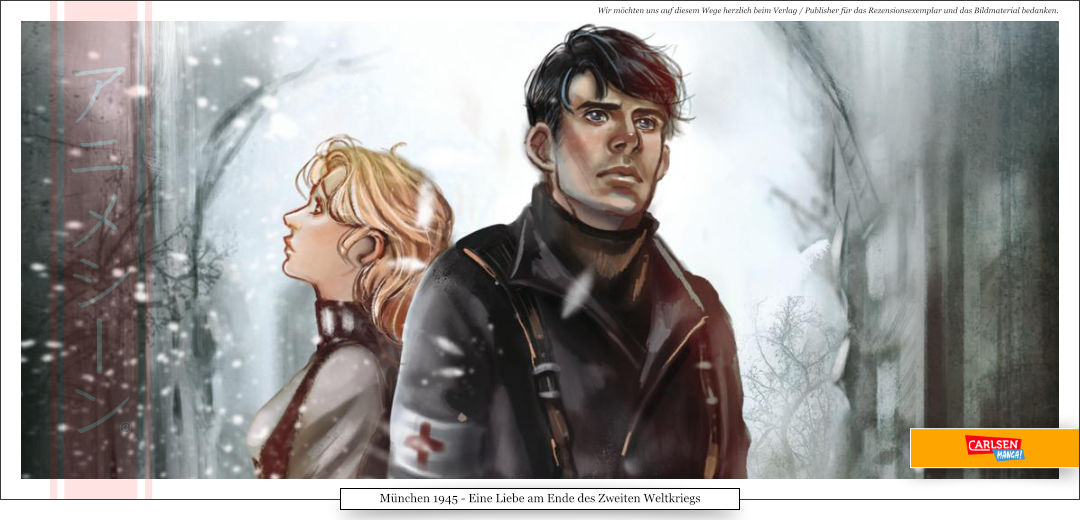 Eine deutsche Frau, ein amerikanischer Soldat am Ende des zweiten Weltkrieges. 