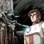 Ein junger Mann im Raumanzug mit kurzen roten Haaren. 