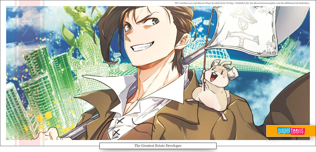 Ein selbstbewusster junger Mann trägt einen Hamster auf der Schulter. 