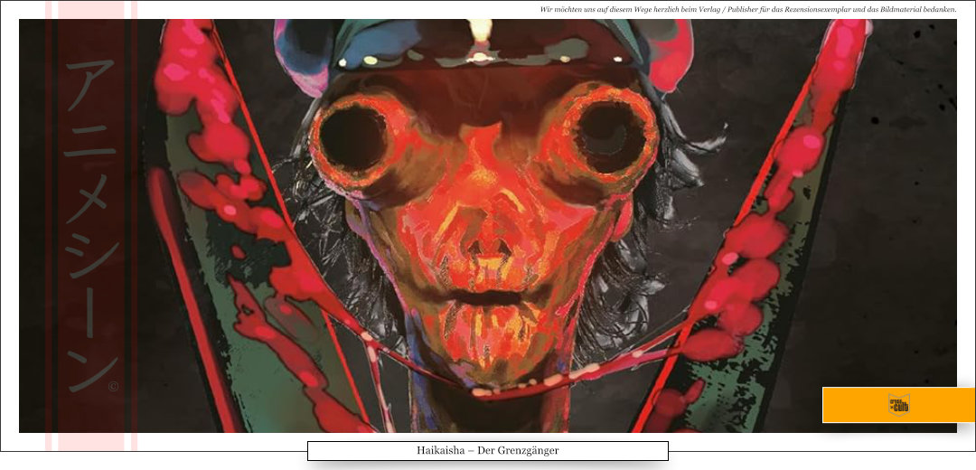 Das Bild zeigt ein Horrorcover mit einer nicht beschreibbaren Figur, die Messer in der Hand hält und eine Uniform trägt. 