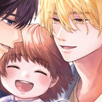 Das Bild zeigt zwei Männer und ein kleines Mädchen, als Familienfoto.